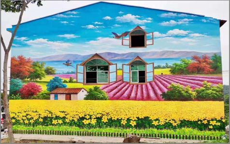 陆川乡村墙体彩绘